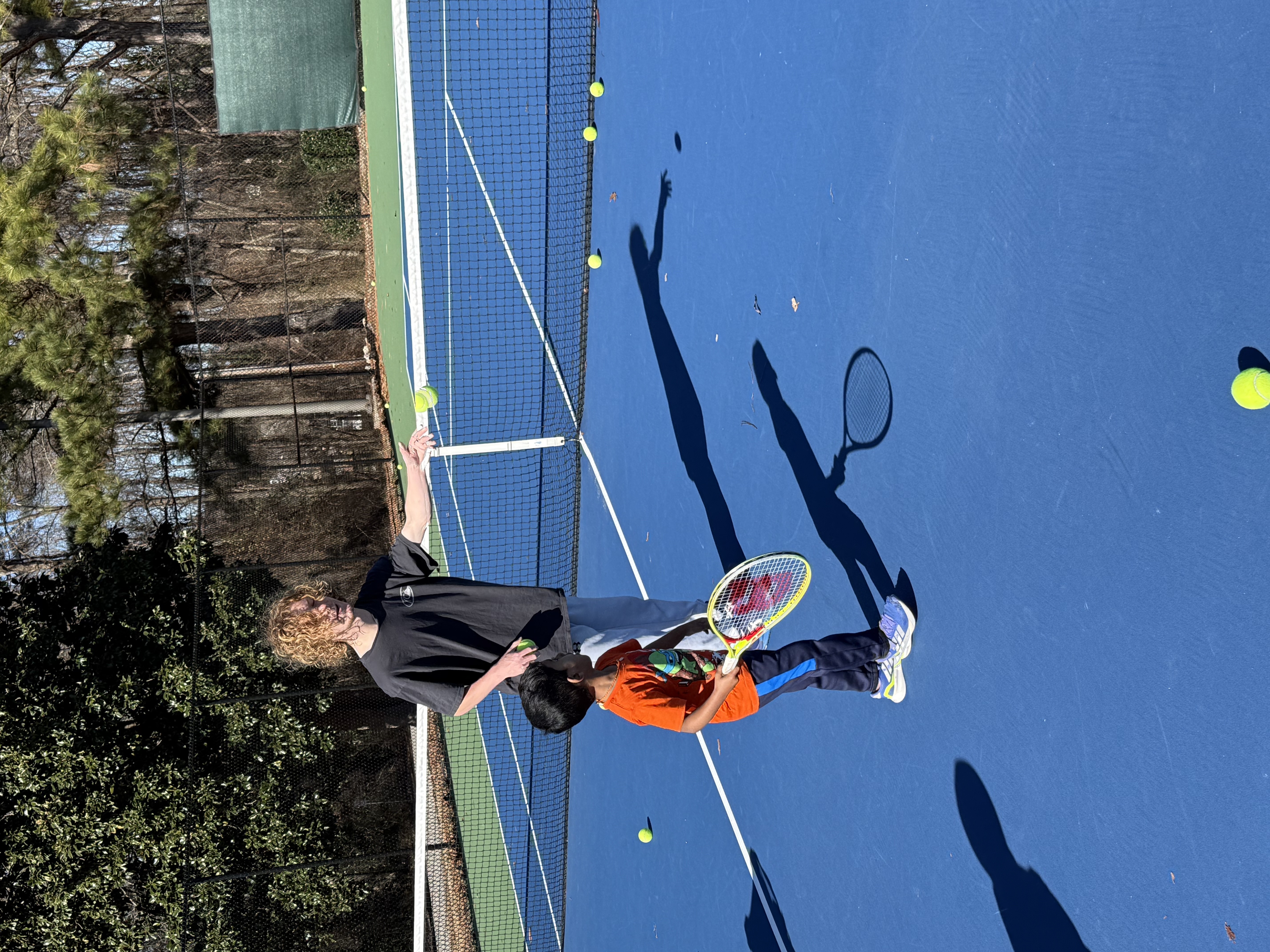 Coach Noah with Ages 4-7 players